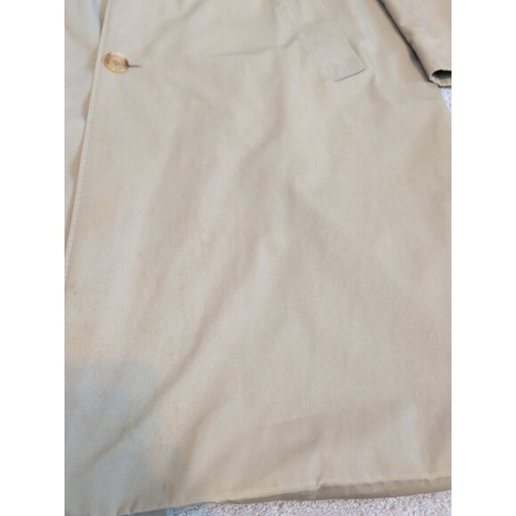 Vintage 80’s Aquascutum Trench Coat Overcoat Mens Aqua 5 XXL Punk Blokecore Vtg - Picture 9 of 16